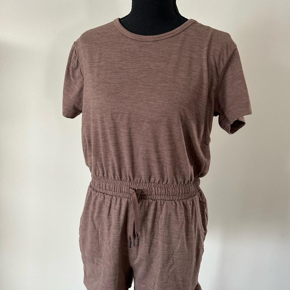 Casual Brown Jumpsuit